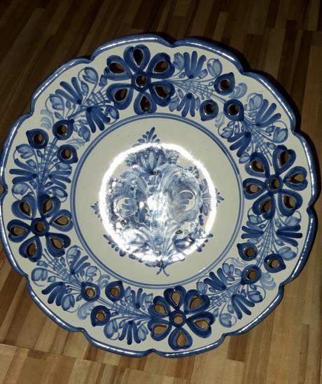 Starožitny zavestny tanier 26cm,