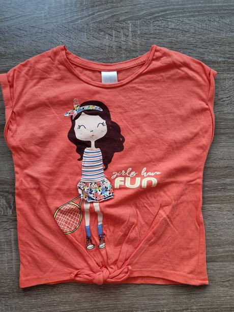 Tričko s tenistkou 116, palomino,116