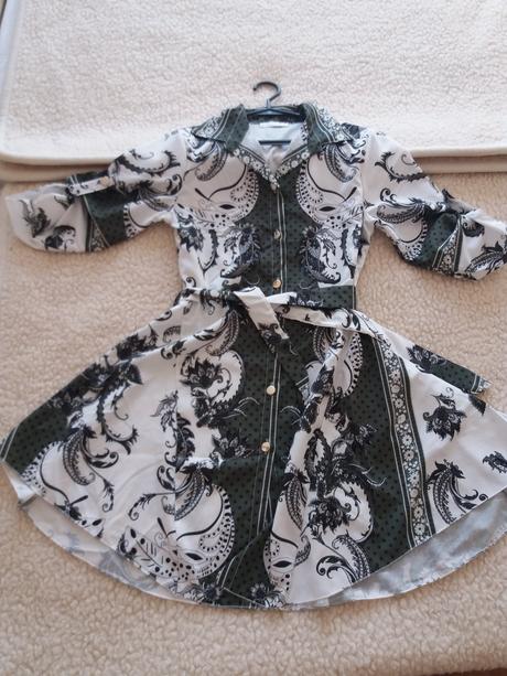 Košeľové šaty s opaskom, s