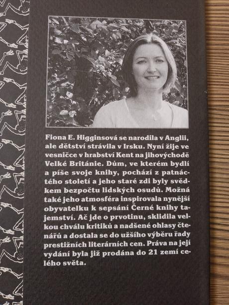 Fiona e. higginsová - černá kniha tajemství, 