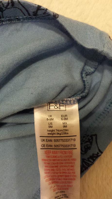 Set tričko a tepláky, f&f,74