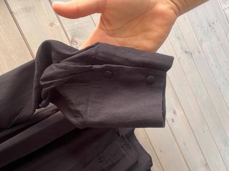 Čierna blúzka s volánmi h&m, h&m,xl