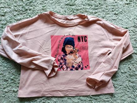 Cropp top tričko s dlhým rukávom, h&m,164