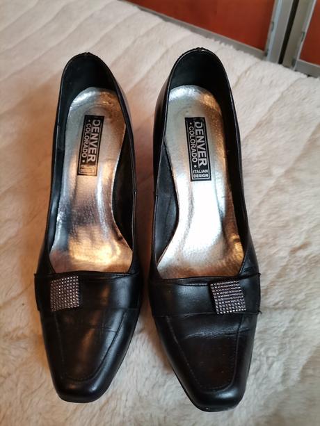 Dámske kožené lodičky, 39