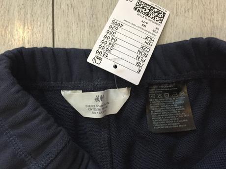 Chlapčenske teplaky 6-7 rokov, h&m,122