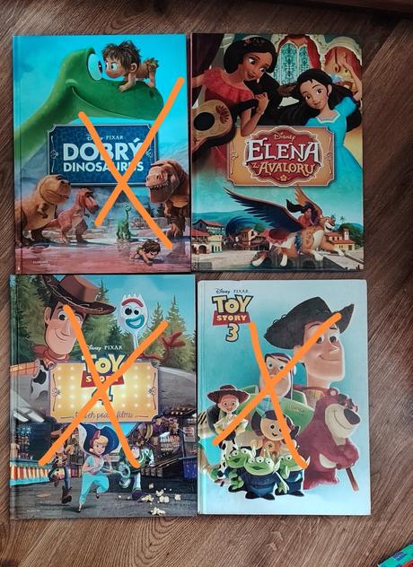 Detské knihy disney, vianočné a iné, 