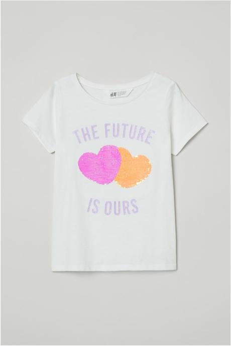 Tričká meniace flitre h&m 110/116, h&m,110