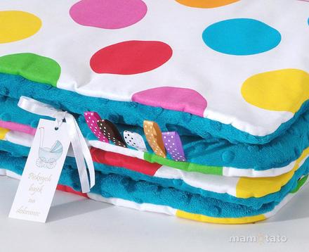 Obojstranná deka minki 75 x 100cm,