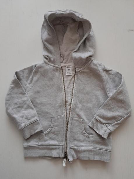Klasická šedá mikina, carter's,92