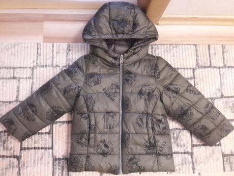 Frajerska obojstranna chlapcenska bunda c.90, benetton,92