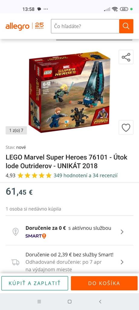 Lego super heroes 76101 útok lode outriders, 