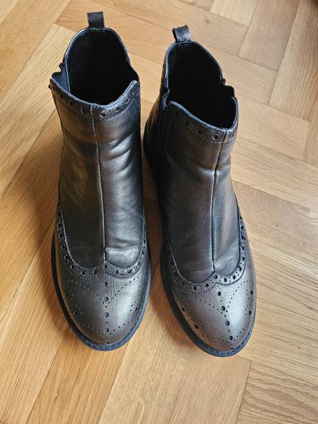 Čižmy členkové rocco barocco kožené, 37