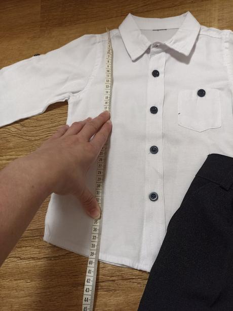 Sviatočný komplet nohavice a košeľa v.98, 98