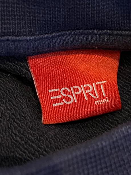 Chlapčenská mikina s nápisom tmavomodrá (2-3 r.), esprit,92