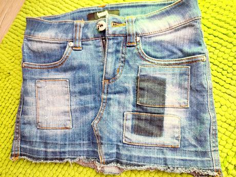 Parádne riflové sukne 2ks, f&f,122