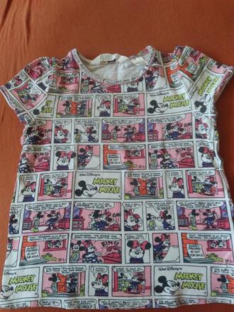 Tričko mickey, h&m,98