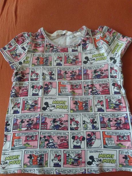 Tričko mickey, h&m,98