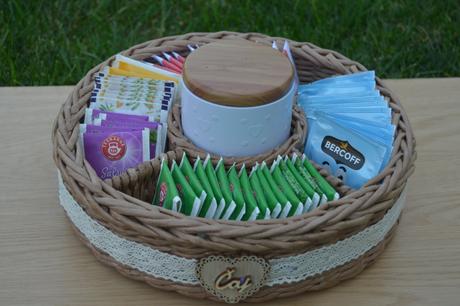 Košík na čajové sáčky, 