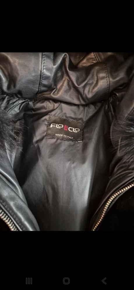 Dámska kožená bunda flo&clo, xs