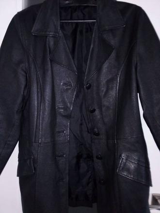 Damske kozene cierne sako 42, 42