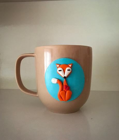 Šálka s motívom lisky, 