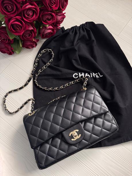 Čierna väčšia kabelka, chanel