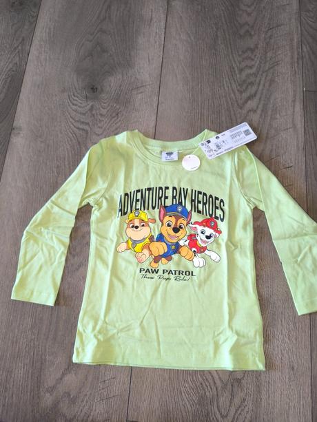 Lindex tričká nové s visačkou paw patrol, lindex,98
