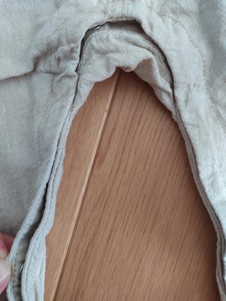 Ľanové nohavice na traky 74, lupilu,74