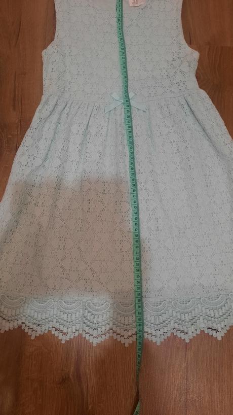 Tyrkysové letné šaty, h&m,140