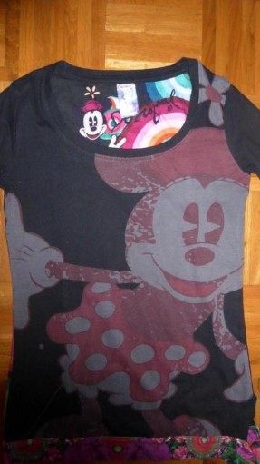 Desigual mickey stylove damske tricko s/m, desigual,s