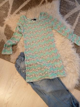 Pulóver dierkovaný, takko,xs