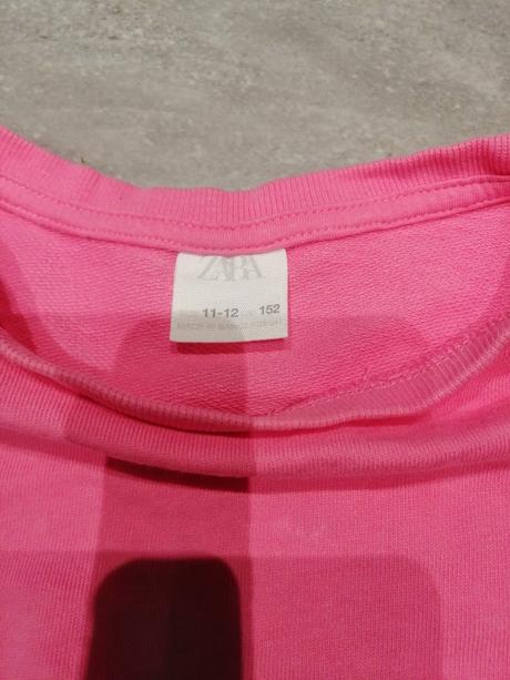 Moderná ružová mikina do pása zara v152, 11-12r., zara,152