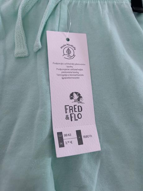 Kraťasy f&f 86 tyrkysové, f&f,86