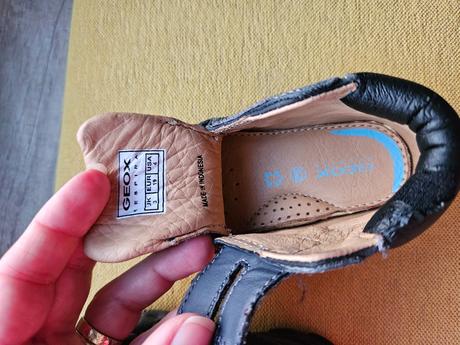 Kožené topánočky, geox,19