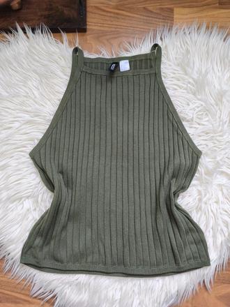 Dámske tričko na ramienka, h&m,l