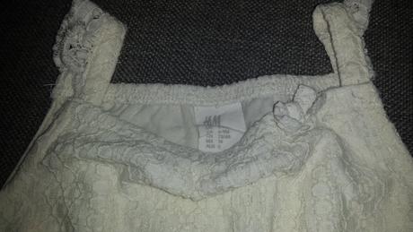 Čipkovaný letný overal, h&m,74
