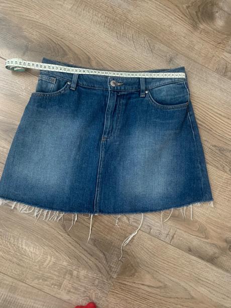 Riflová sukňa h&m, h&m,38