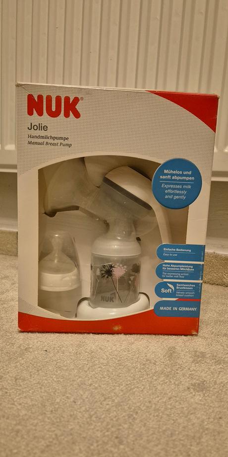 Odsávačka na mlieko nuk manuálna prsná pumpa jolie, 