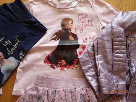 Fialkový komplet, h&m,98