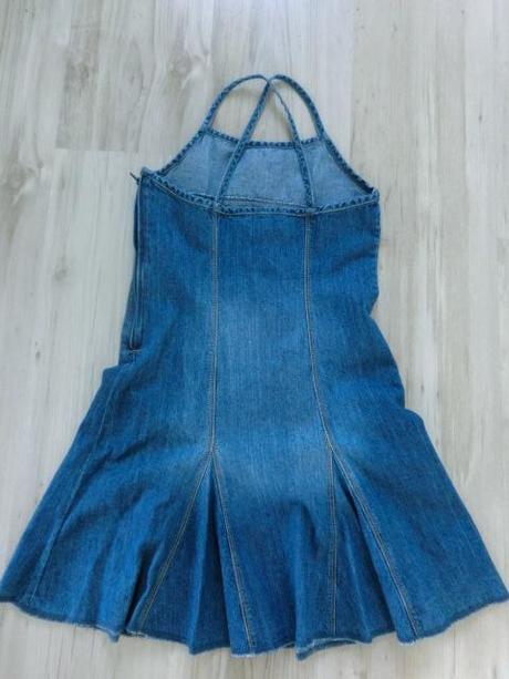 Riflové šaty, h&m,122