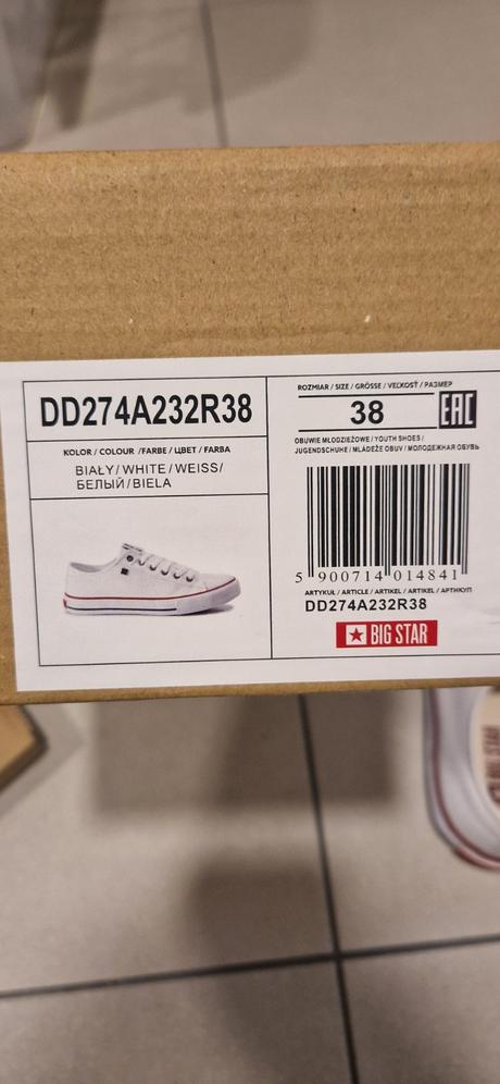 Big star dd274a232r38 biele 38, 38