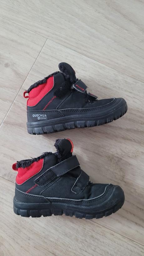 Zateplene nepremokave topanky, quechua,25