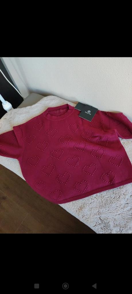 Dámsky sveter deep pink, 