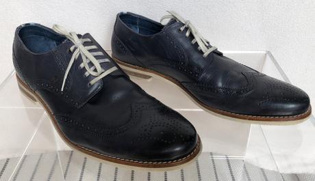 Kvalitné kožené poltopánky, 45