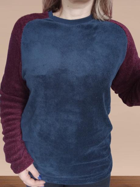 Dámska huňatá mikina (m), m