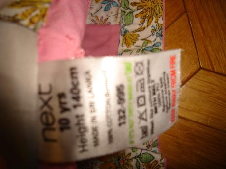 Ružové šortky veľ. 10 rokov, next,140