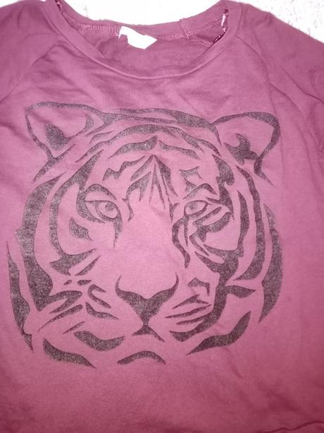 Mikina s hlavou tigra, s