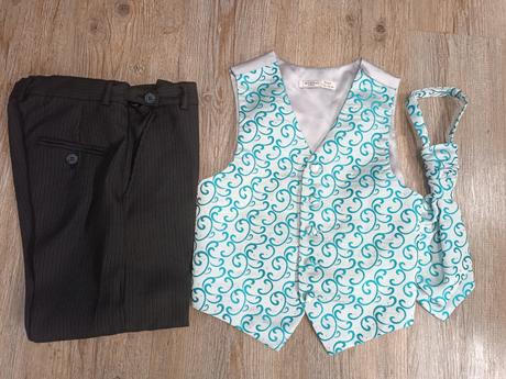 Oblek, vesta, kravata, nohavice, 110