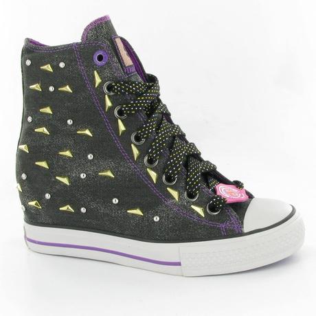 Kotníkové tenisky na skrytej platforme veľ.39, 39