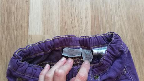 Úzke fialové slim rifle, h&m,98